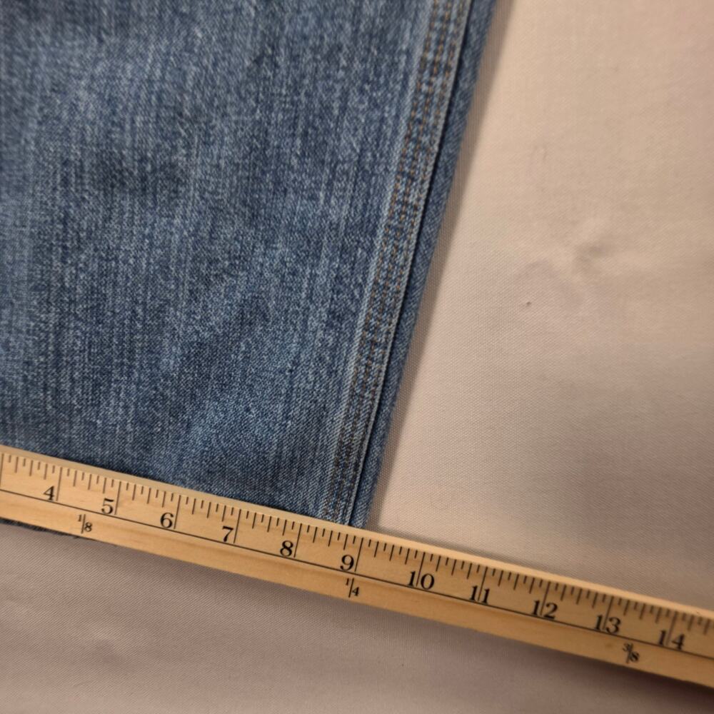 Carhartt Relaxed Fit Jeans Mens 38x30 Light Wash Distressed Workwear Denim Pants - Picture 6 of 14